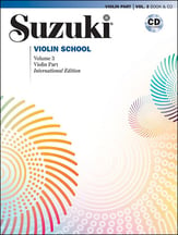 SUZUKI VIOLIN SCHOOL #3 REVISED 2007 VIOLIN BK/CD-P.O.P. cover
